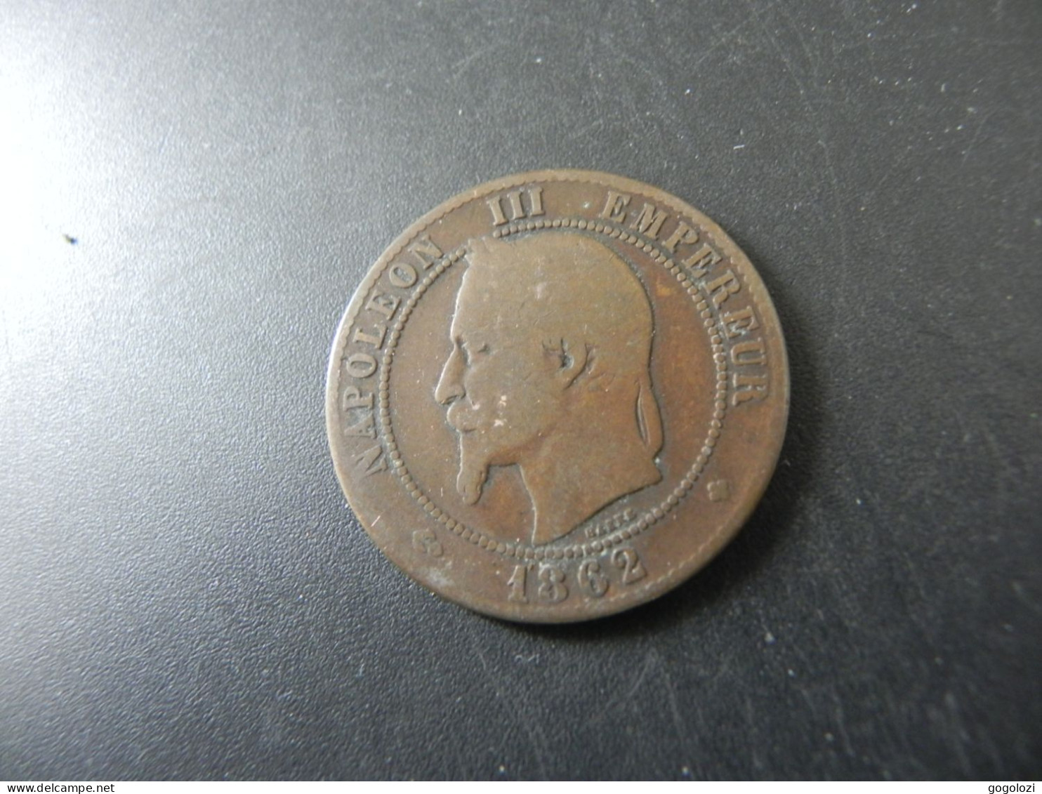 France 10 Centimes 1862 BB - 10 Centimes