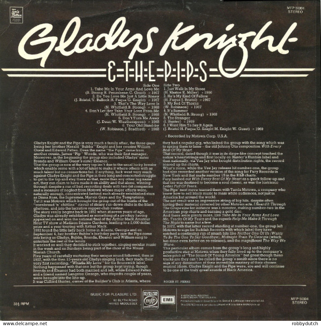 * LP * THE FABULOUS GLADYS KNIGHT & THE PIPS (England EX) - Soul - R&B