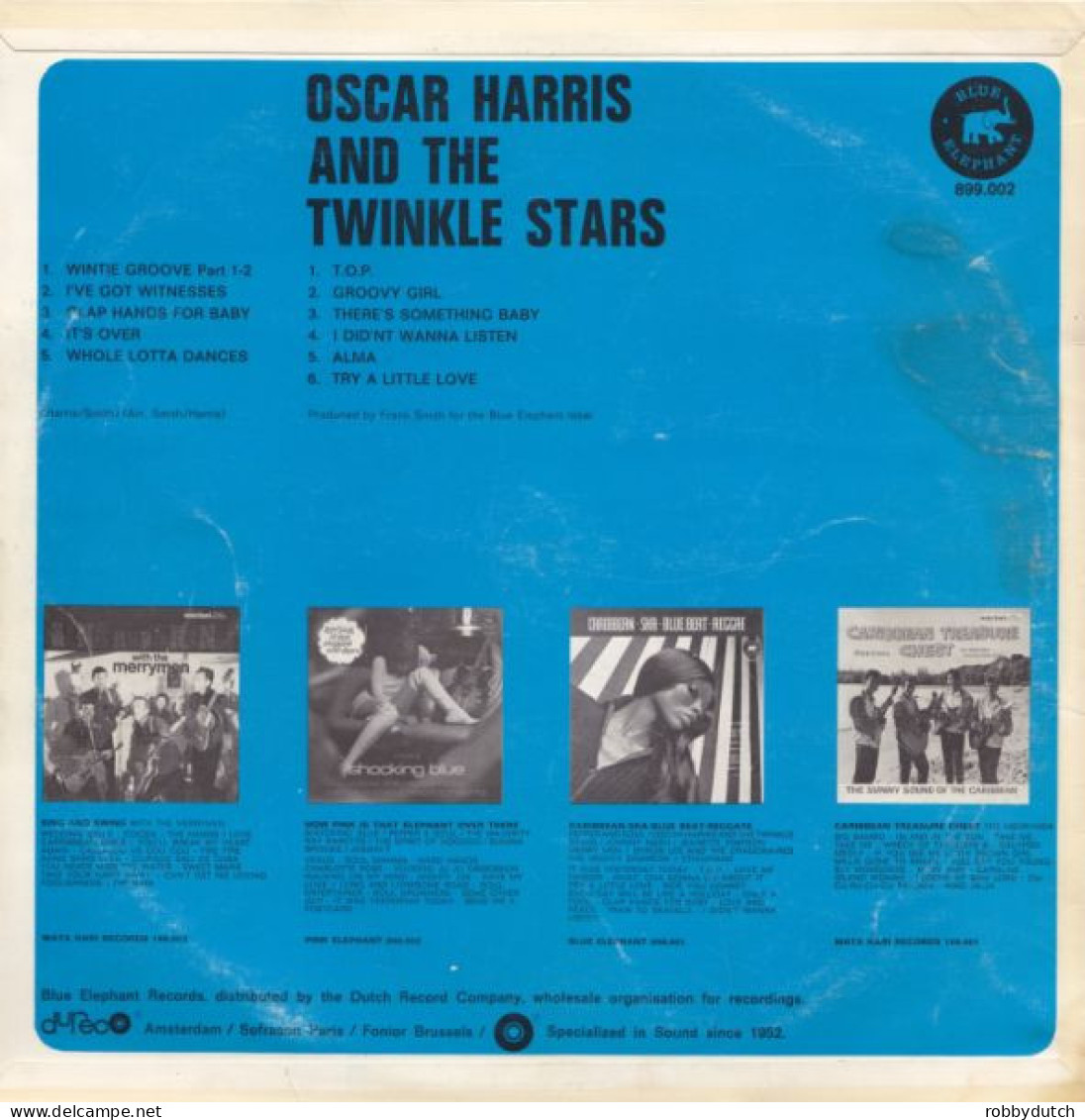 * LP *  OSCAR HARRIS And THE TWINKLE STARS  (Holland 1970) - Soul - R&B