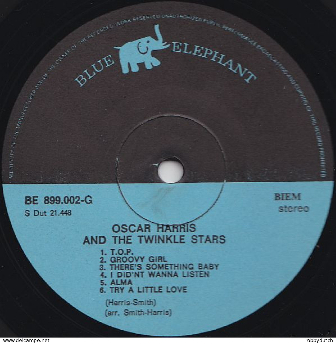 * LP *  OSCAR HARRIS And THE TWINKLE STARS  (Holland 1970) - Soul - R&B