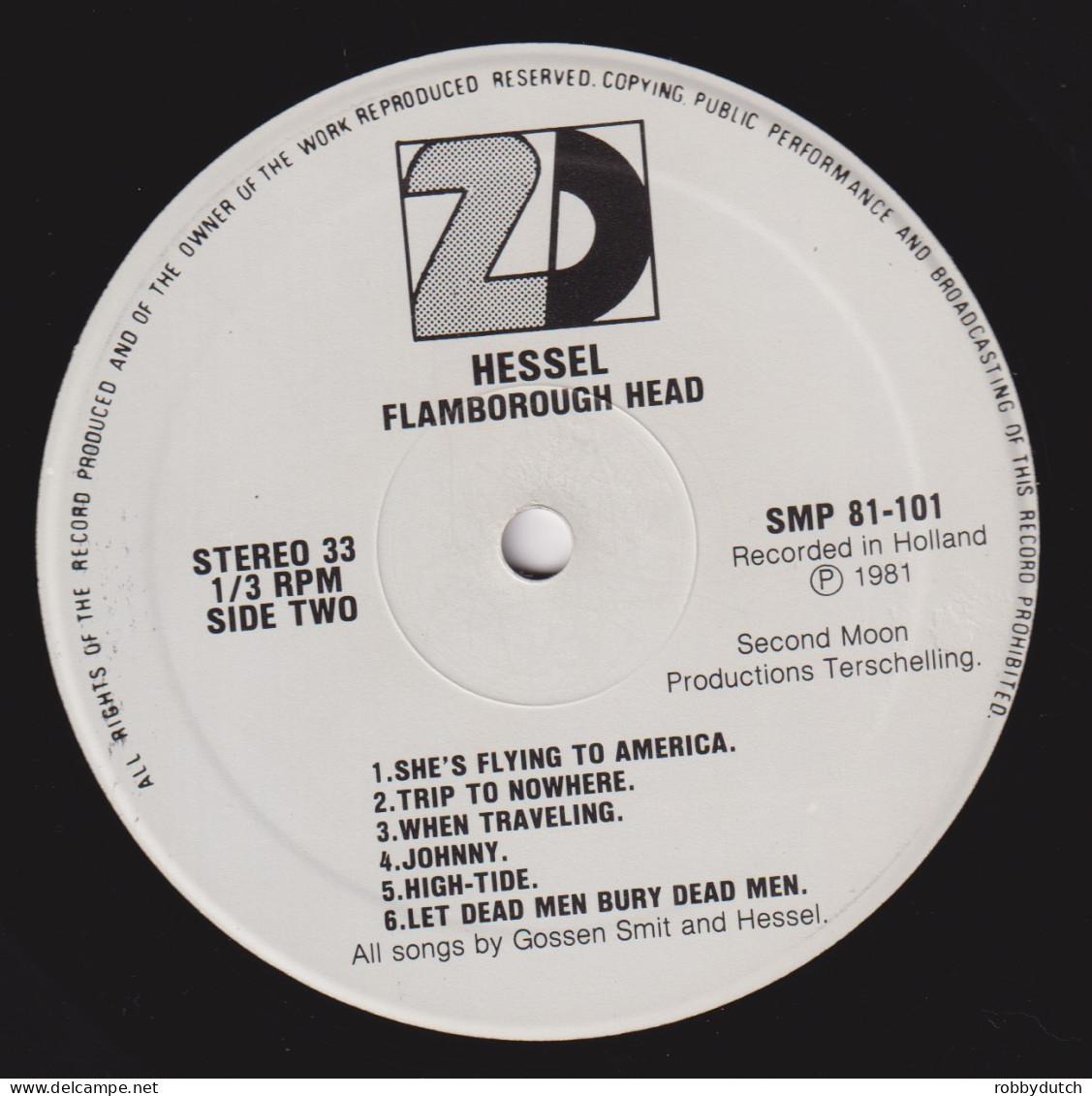 * LP *  HESSEL - FLAMBOROUGH HEAD (handsigned!!) (Holland 1981 EX-) - Disco & Pop