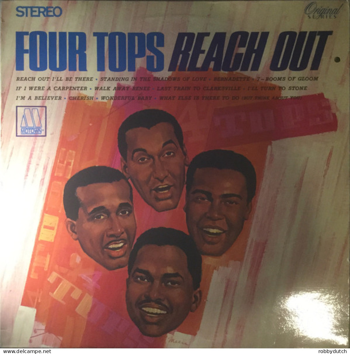 * LP *  FOUR TOPS - REACH OUT (France 1966 EX) - Soul - R&B