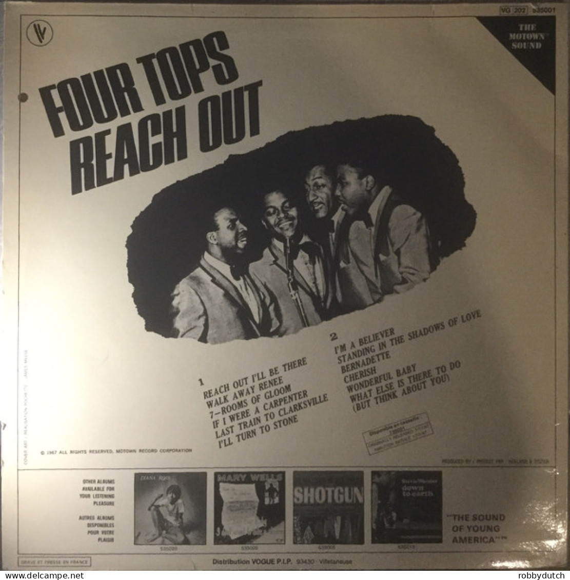 * LP *  FOUR TOPS - REACH OUT (France 1966 EX) - Soul - R&B