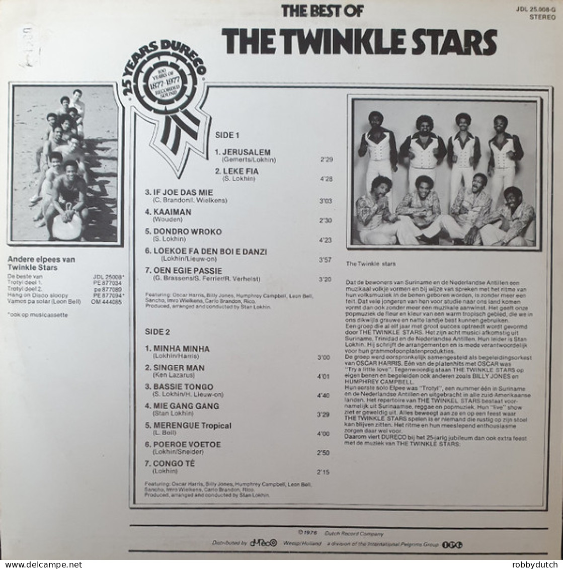 * LP *  (OSCAR HARRIS And) THE TWINKLE STARS - THE BEST OF THE TWINKLE STARS (Holland 1977) - Soul - R&B