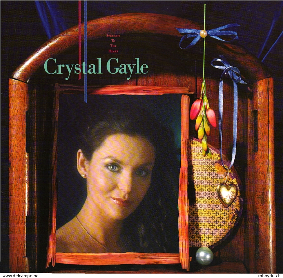 * LP *  CRYSTAL GAYLE - STRAIGHT TO THE HEART (Europe 1986) - Country Et Folk