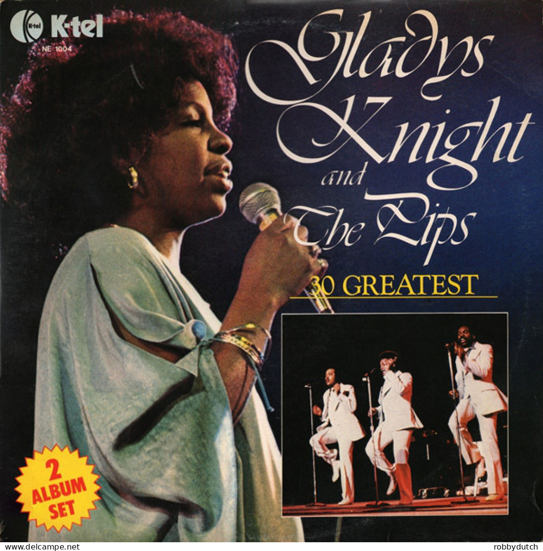* 2LP *  GLADYS KNIGHT & THE PIPS - 30 GREATEST (England 1977) - Soul - R&B