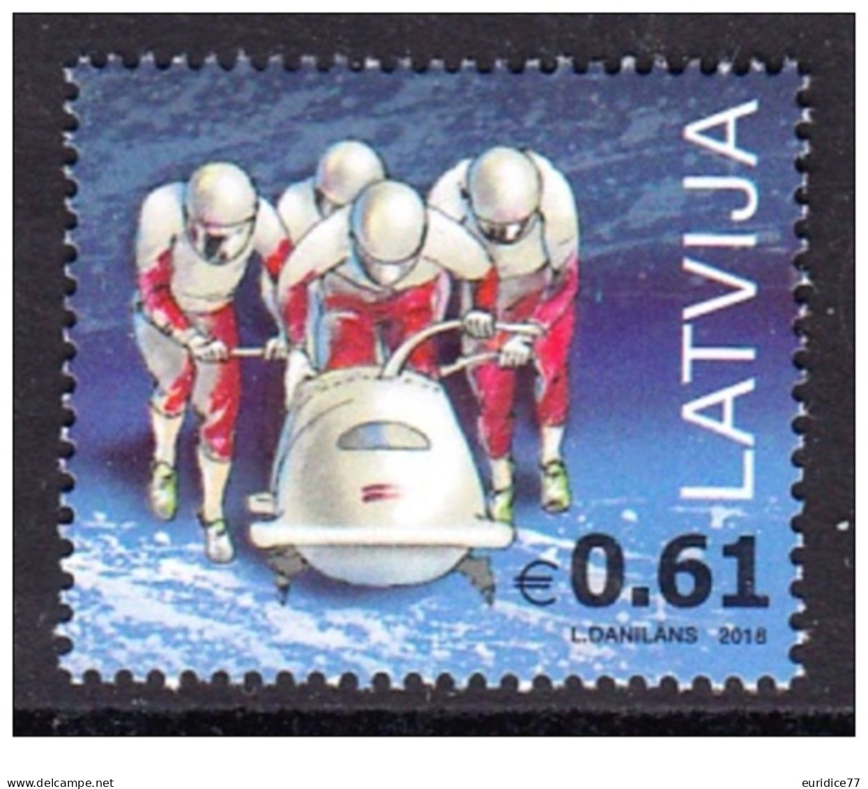 Latvia Lettonie 2018 - Sports Bobslejs Mnh** - Lettland