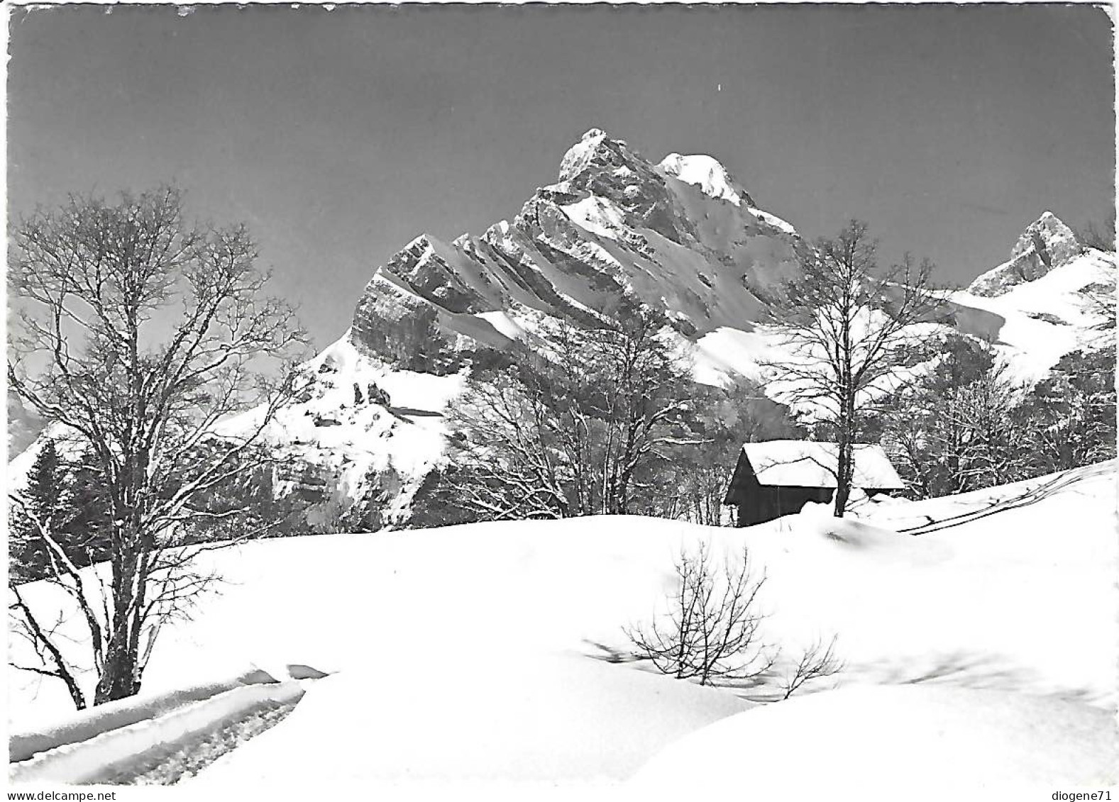 Braunwald GL Ortstock Vom Ob. Höhenweg GF 1964 Selten - Braunwald