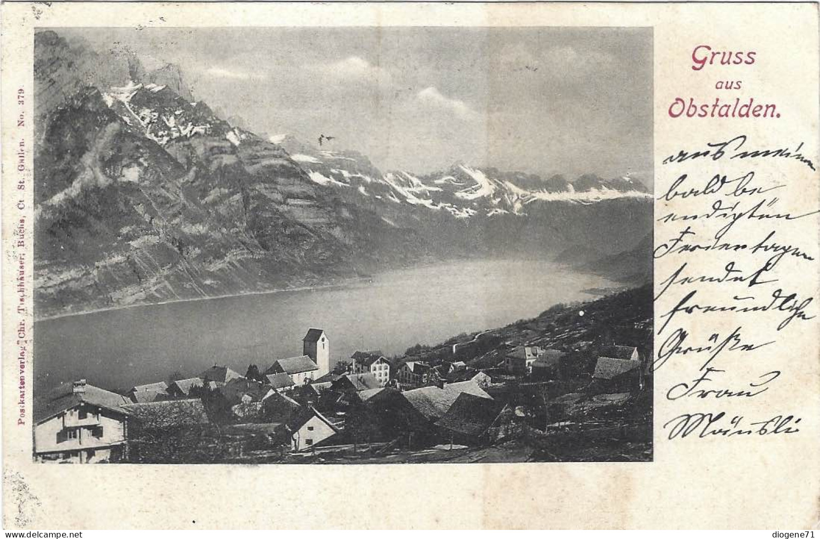 Gruss Aus Obstalden 1902 Selten - Obstalden