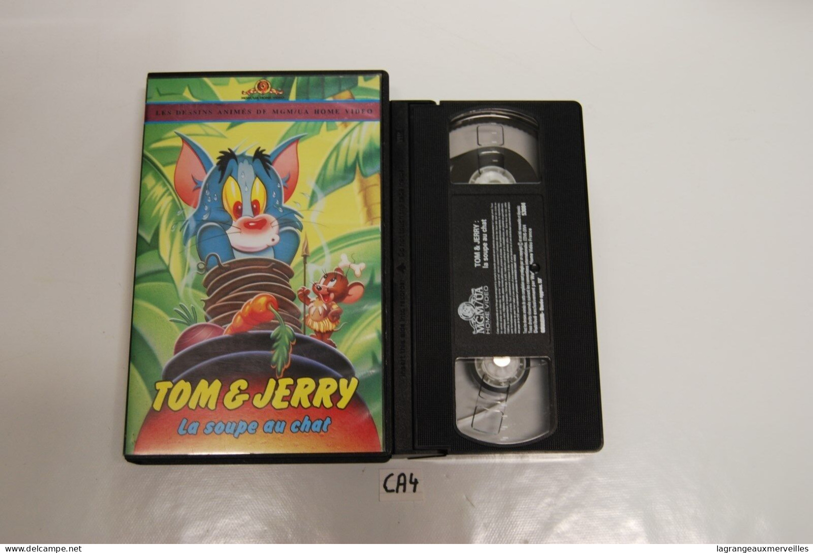 CA4 CASSETTE VIDEO VHS TOM ET JERRY LA SOUPE AU CHAT - Dibujos Animados