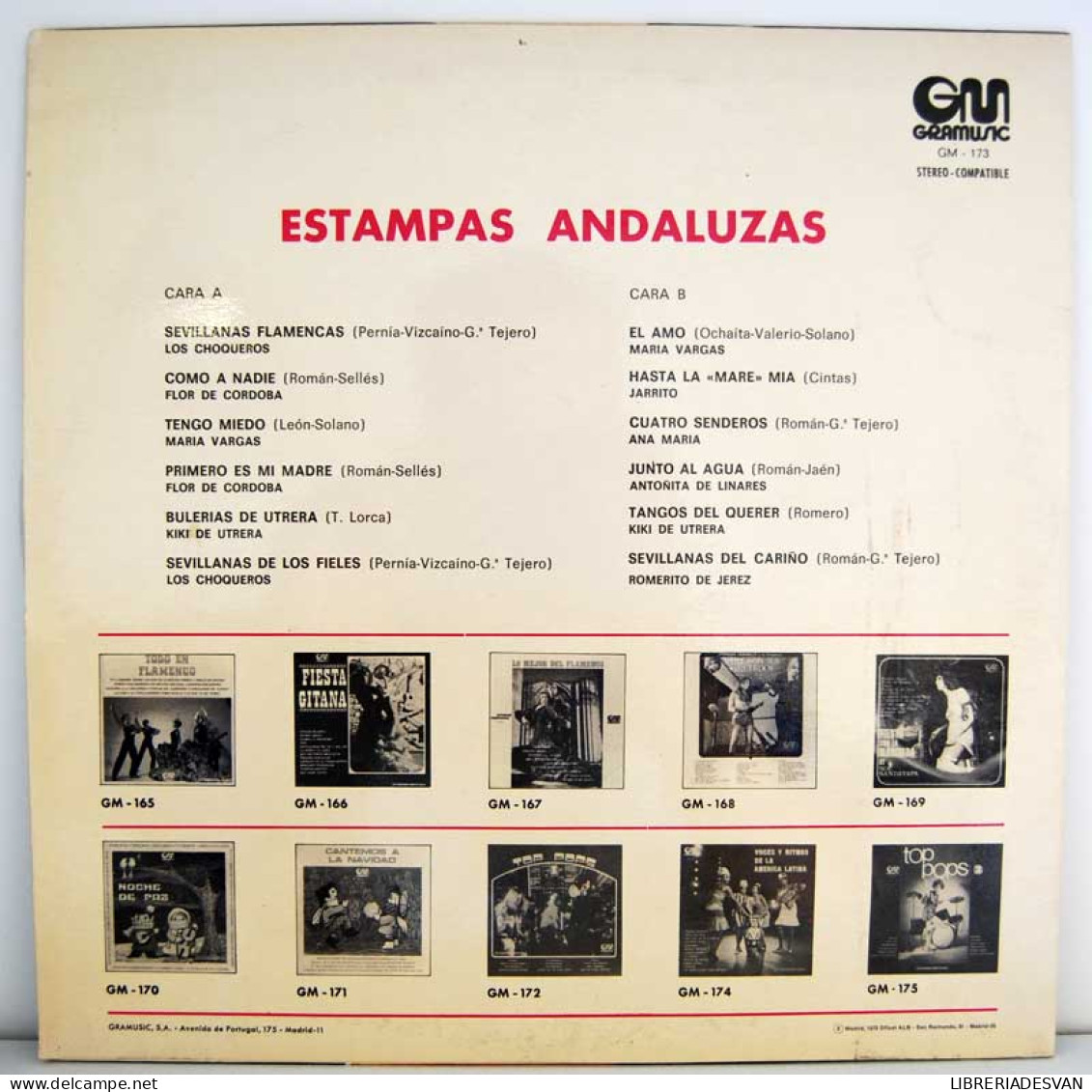 Estampas Andaluzas. Los Choqueros, María Vargas, Kiki De Utreta, Antoñita De Linares, Etc - Andere & Zonder Classificatie