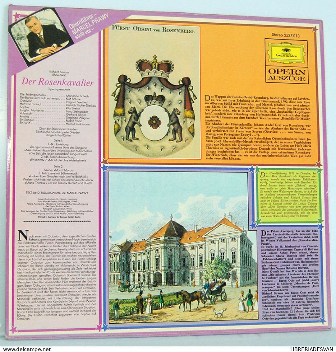 Richard Strauss - Der Rosenkavalier. LP - Andere & Zonder Classificatie