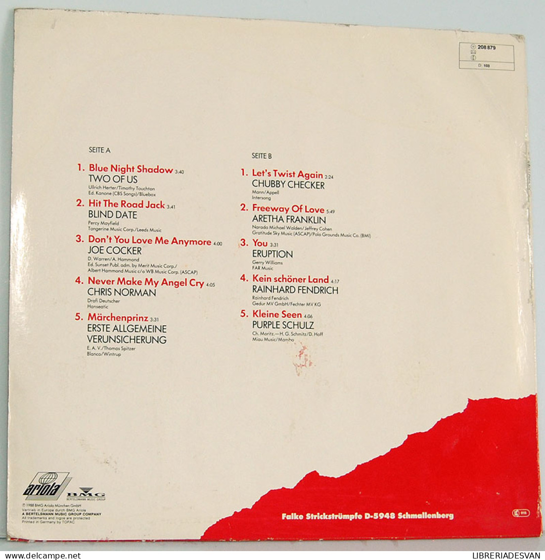 Falke Top Hits. LP - Altri & Non Classificati