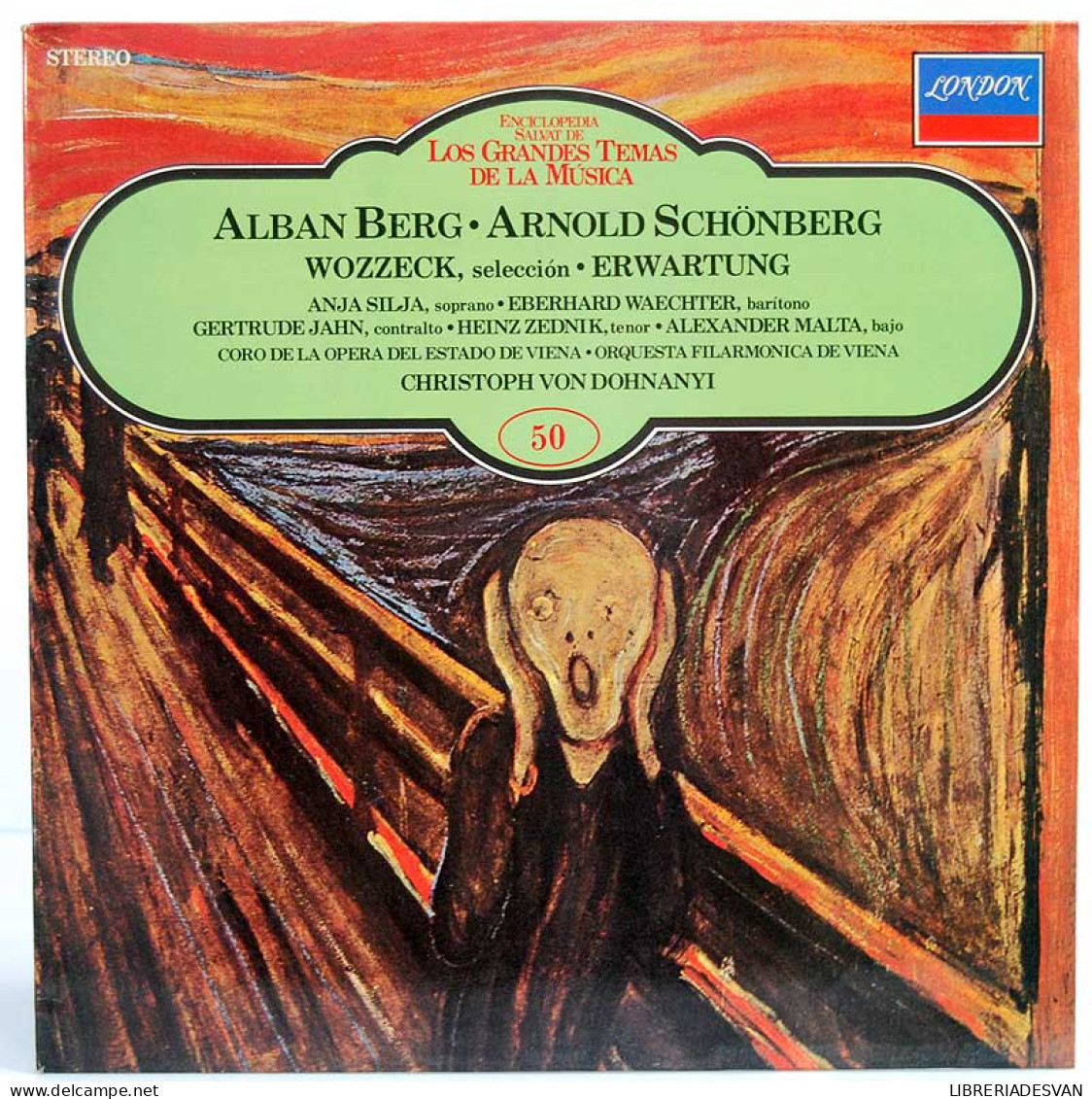 Alban Berg - Wozzeck, Selección. Arnold Schonberg - Erwartung. LP - Otros & Sin Clasificación