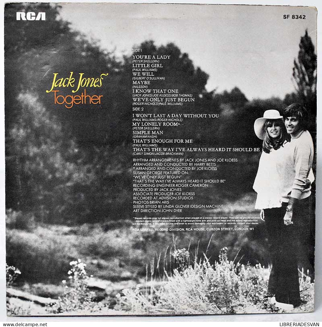 Jack Jones - Together. LP - Autres & Non Classés