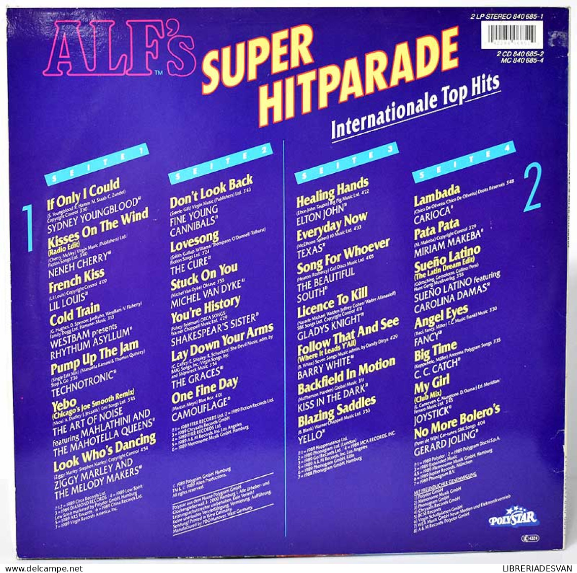 Alf's Super Hitparade. 2 X LP - Andere & Zonder Classificatie