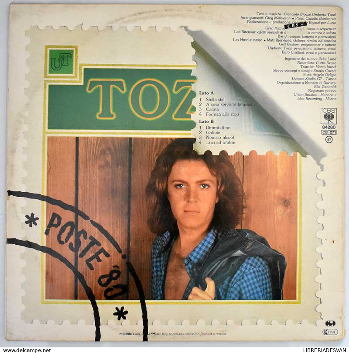 Umberto Tozzi - Tozzi. LP (italiano) - Otros & Sin Clasificación