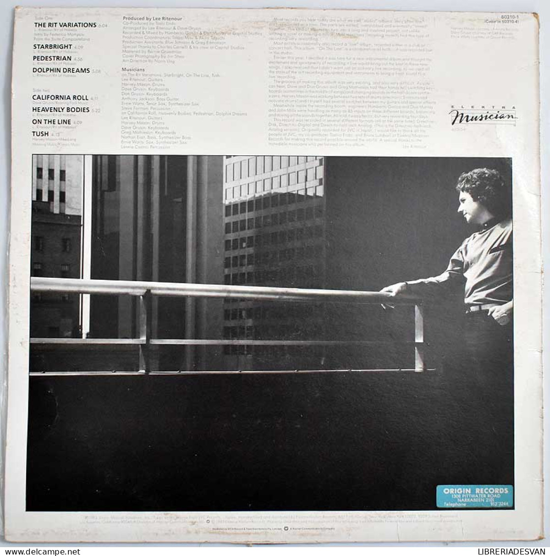 Lee Ritenour - On The Line. LP - Autres & Non Classés