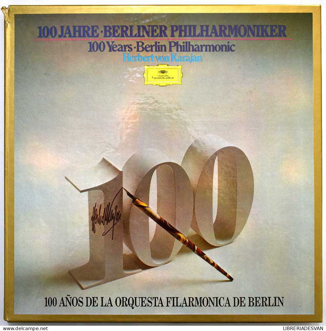 Herbert Von Karajan - 100 Años De La Orquesta Filarmónica De Berlín. 7 X LP - Autres & Non Classés