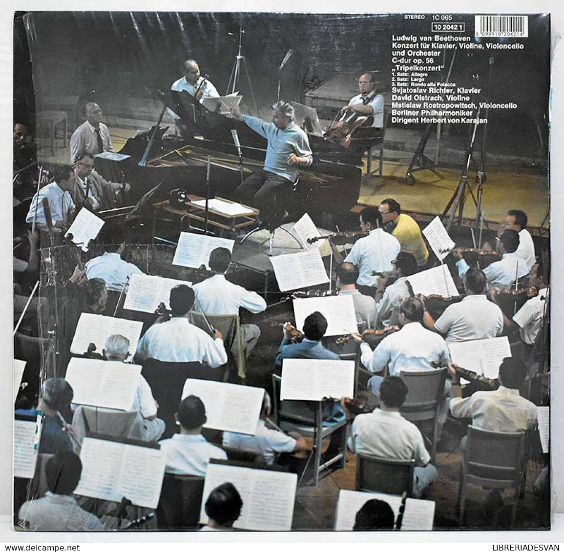 Beethoven, Berliner Philharmoniker, Herbert Von Karajan - Tripelkonzert C-dur Op.56. LP - Sonstige & Ohne Zuordnung