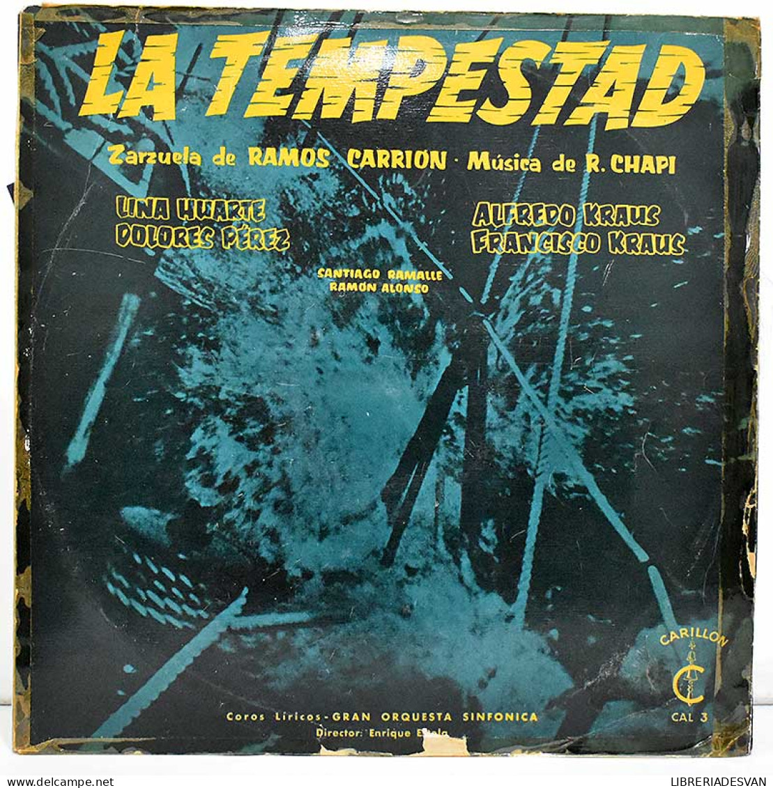 Miguel Ramos Carrión, Chapí - La Tempestad. LP - Sonstige & Ohne Zuordnung