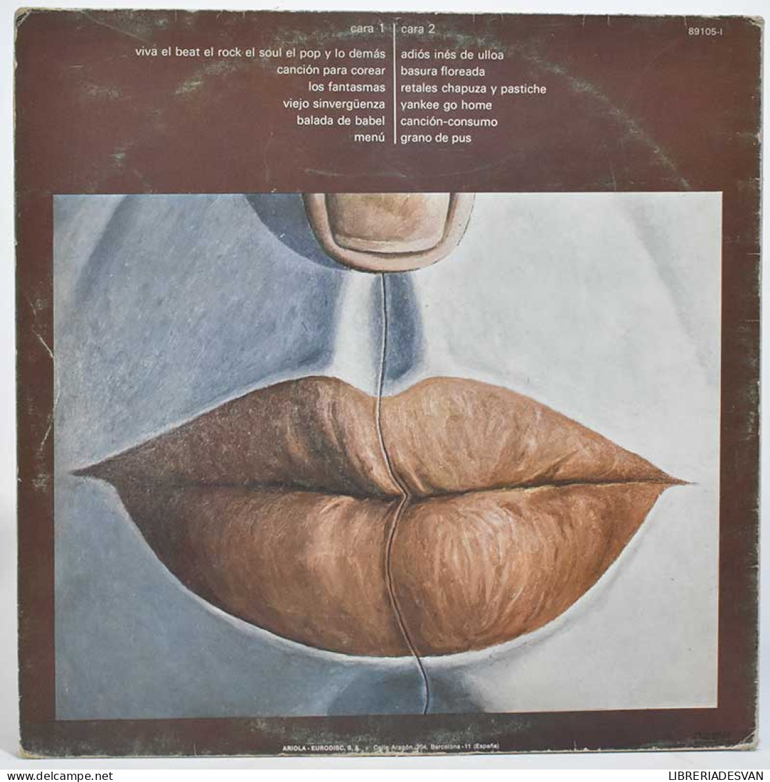 Luis Eduardo Aute - Babel (Canciones Satíricas 1968-75). LP - Sonstige & Ohne Zuordnung