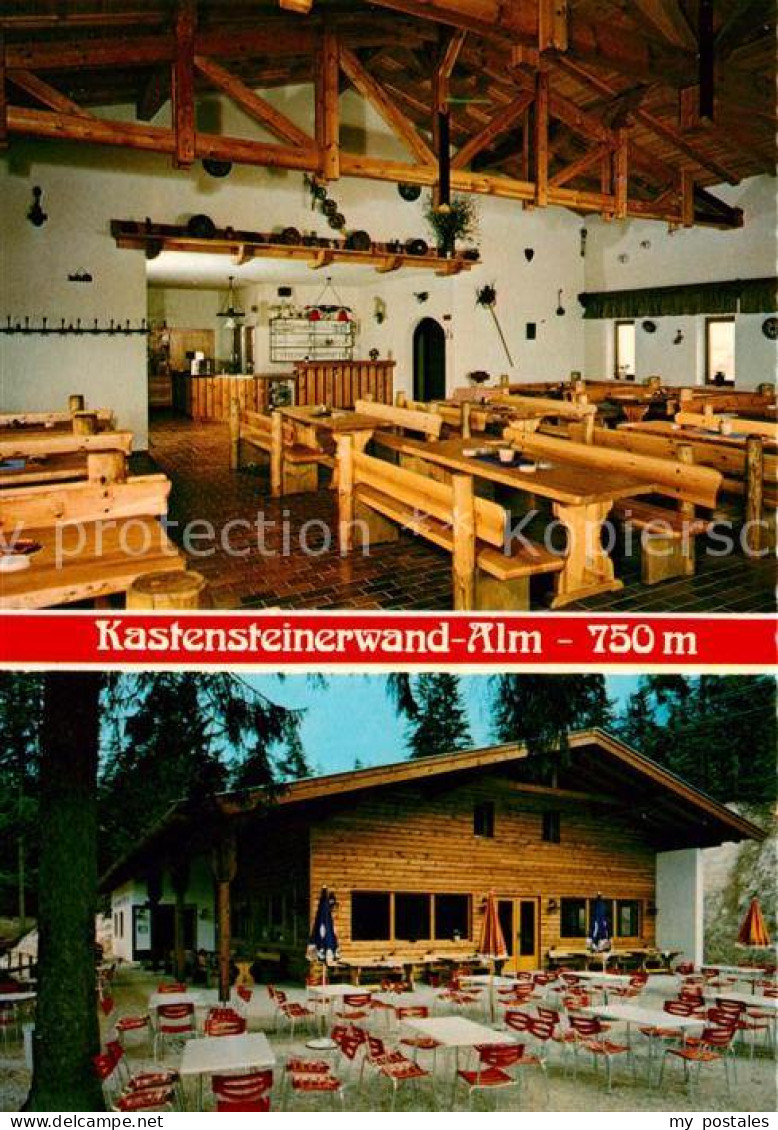 73085770 Bischofswiesen Kastensteinerwand Alm Terrasse Bischofswiesen - Bischofswiesen