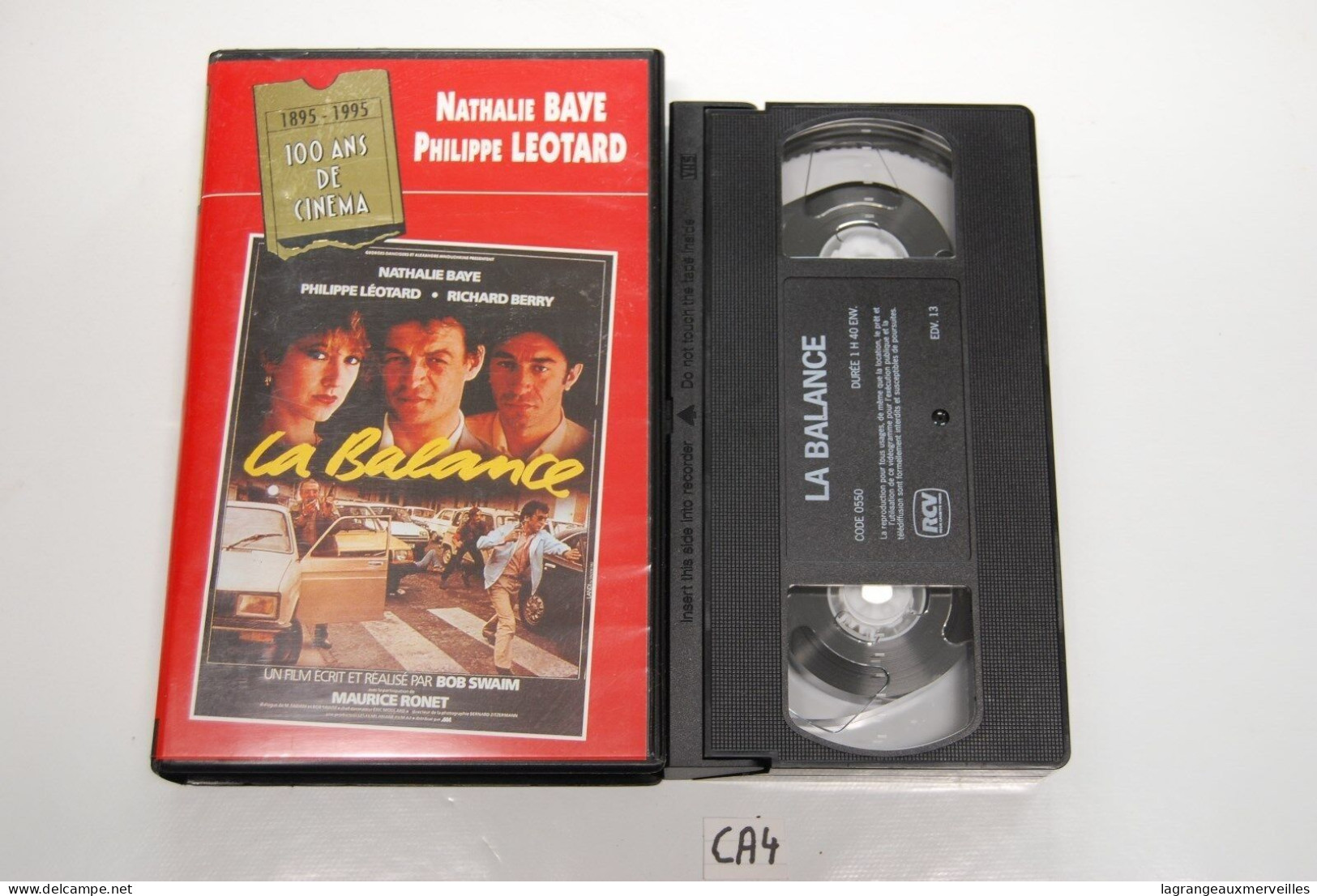 CA4 CASSETTE VIDEO VHS LA BALANCE NATHALIE BAYE - Azione, Avventura