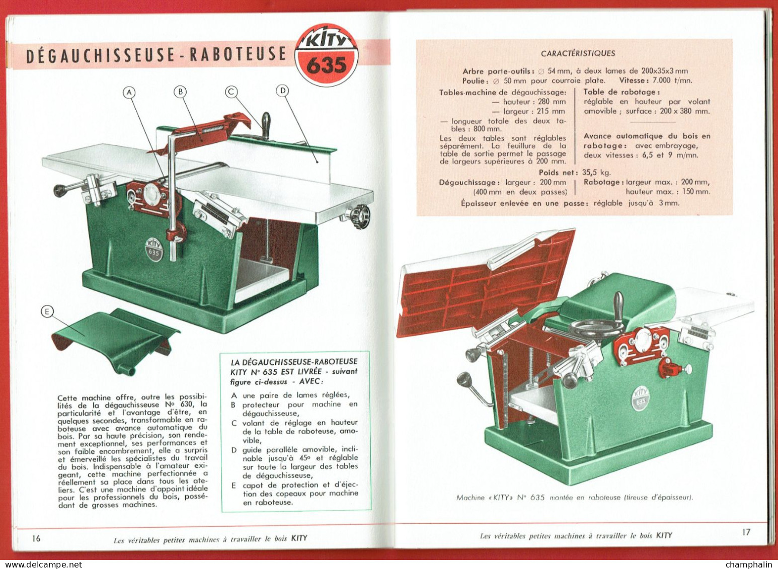 Catalogue Machines à Bois Kity à Bischwiller (67) - Année 1963 - Tarifs - Electroli S.A. - Bricolage / Technique