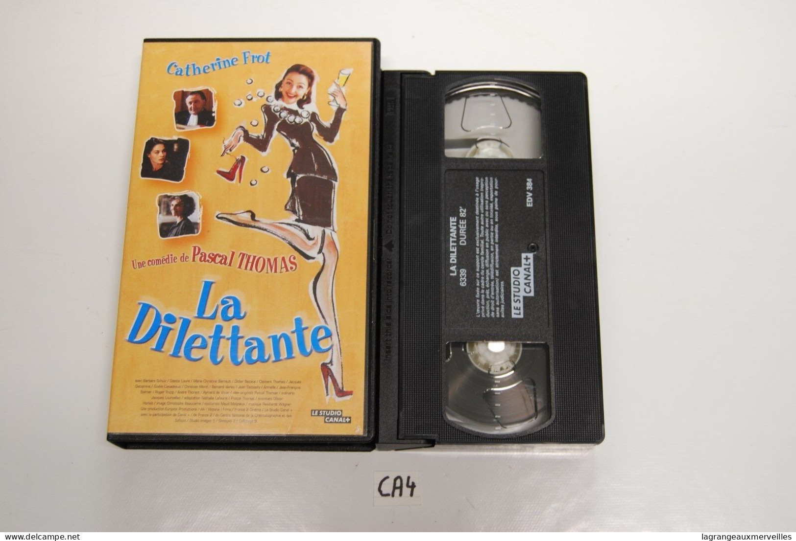 CA4 K7 VIDEO VHS LA DILLETANTE - Dramma