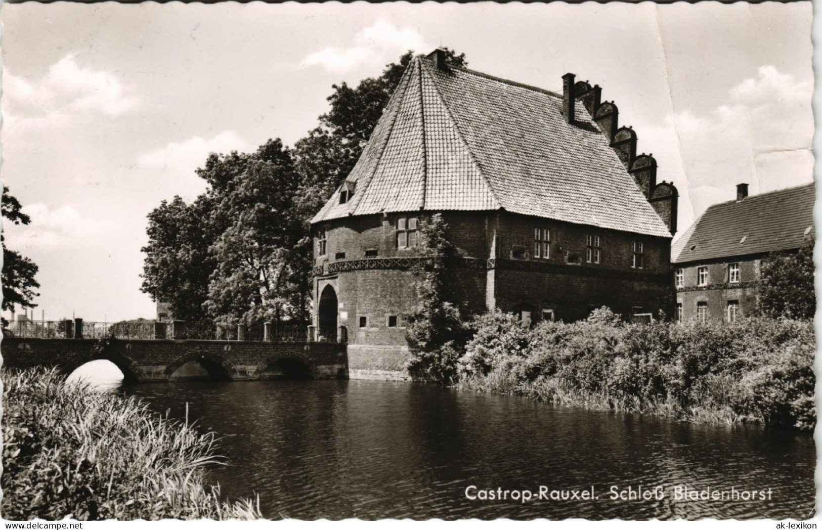 Ansichtskarte Castrop-Rauxel Schloss Bladenhorst 1960 - Castrop-Rauxel