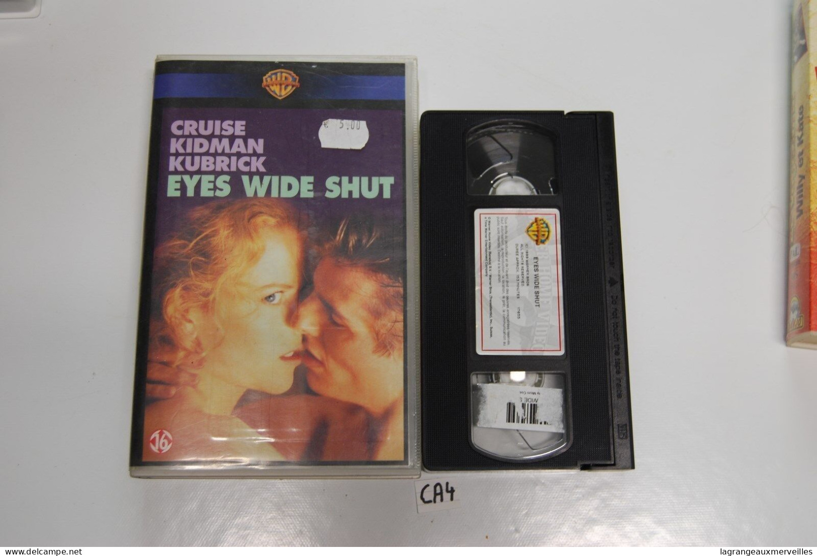 CA4 CASSETTE VIDEO VHS EYES WIDE SHUT KIDMAN KUBRICK - Actie, Avontuur