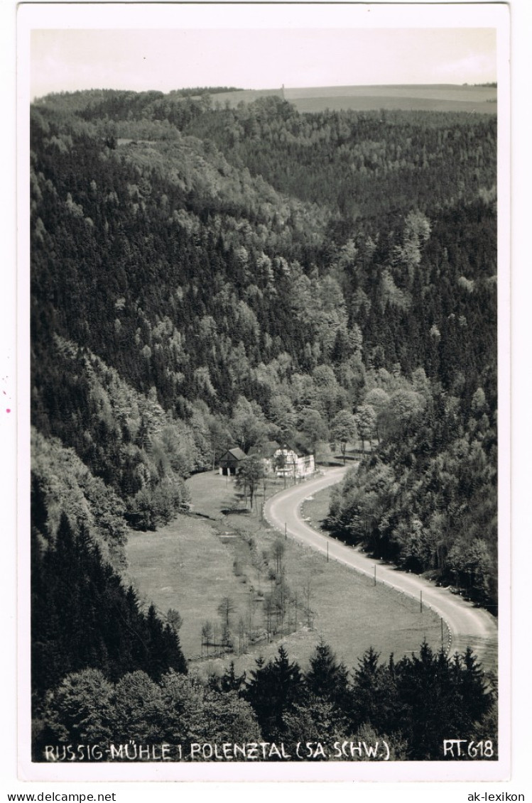 Ansichtskarte Hohnstein (Sächs. Schweiz) Russig-Mühle 1937 - Hohnstein (Sächs. Schweiz)