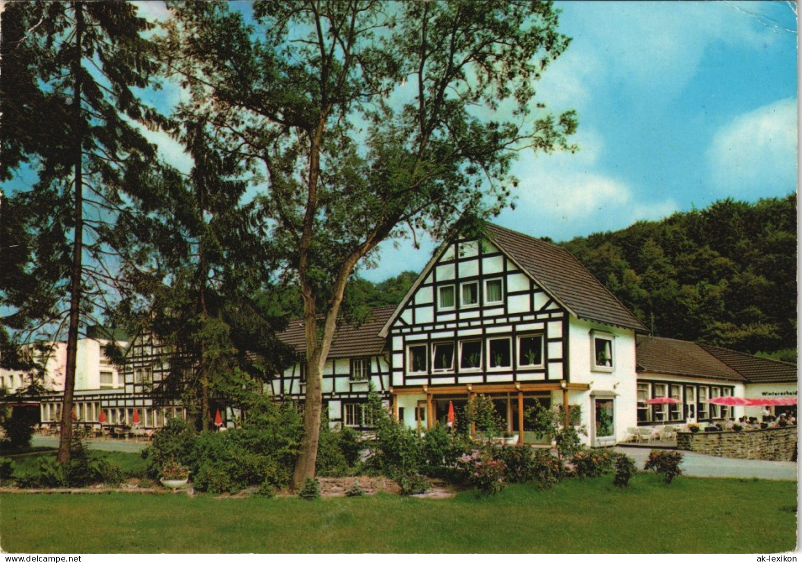 Ansichtskarte Hennef (Sieg) Hotel Restaurant WINTERSCHEIDERMÜHLE 1975 - Hennef