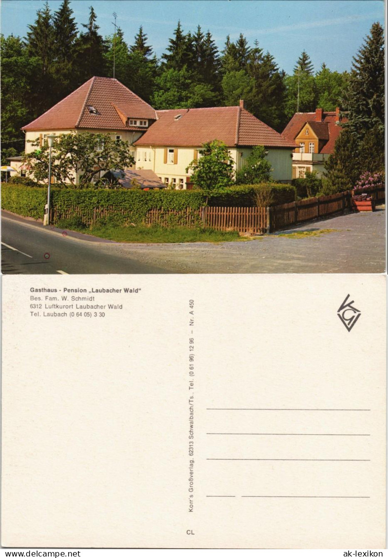 Laubach (Hessen) Gasthaus Pension Laubacher Wald Bes. Fam. W. Schmidt 1970 - Laubach