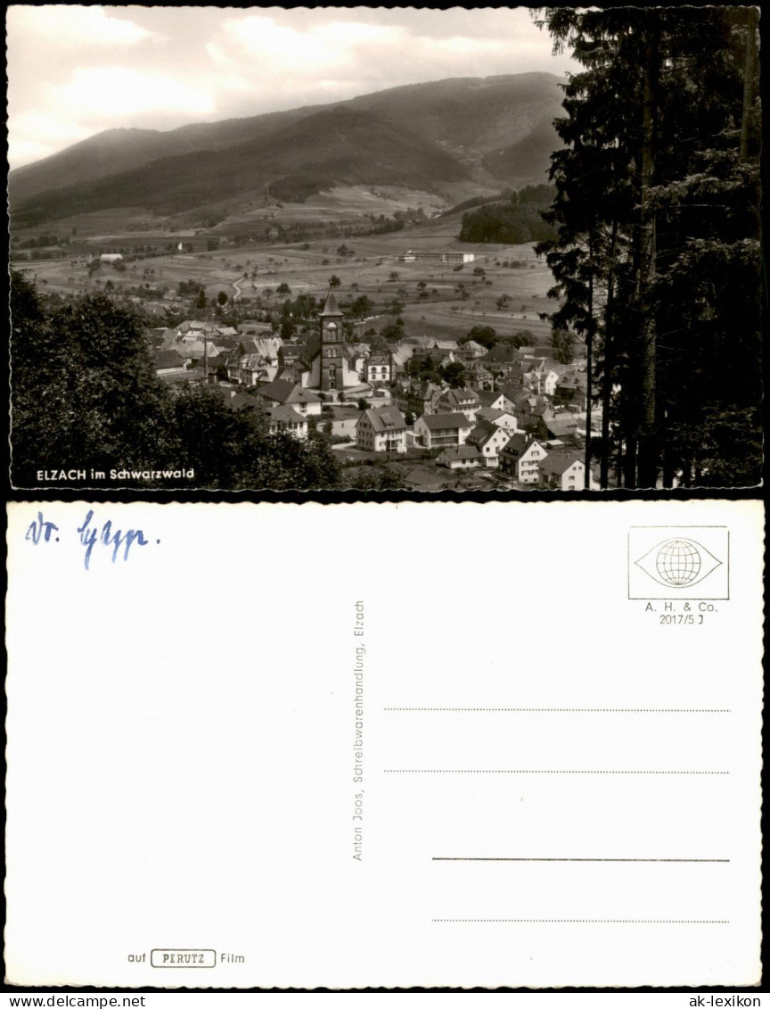 Ansichtskarte Elzach Panorama-Ansicht, Schwarzwald 1960 - Elzach