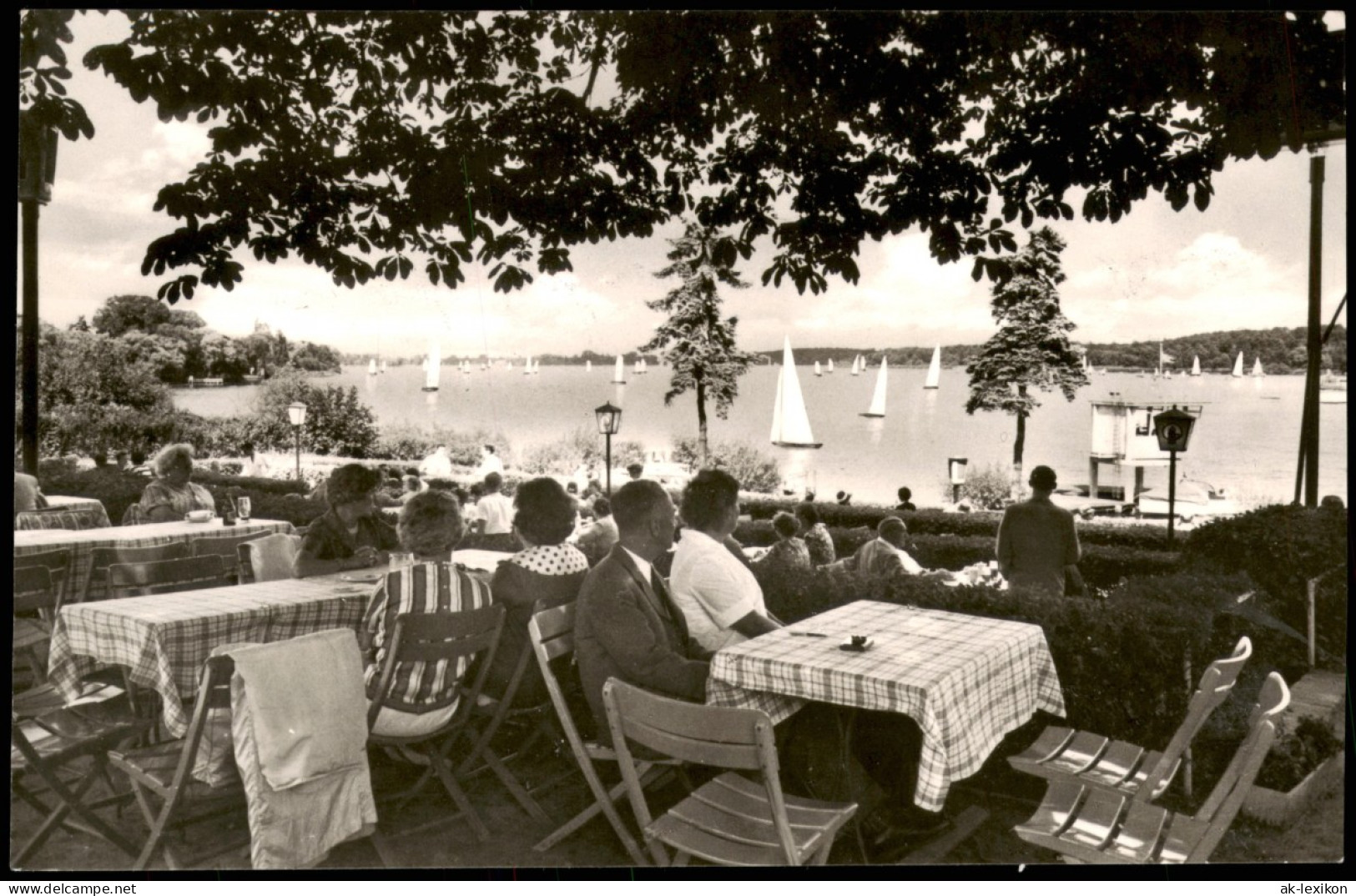 Ansichtskarte Gatow-Berlin KRAUSE' S WIRTSHAUS GATOW Blick Auf See 1960 - Gatow