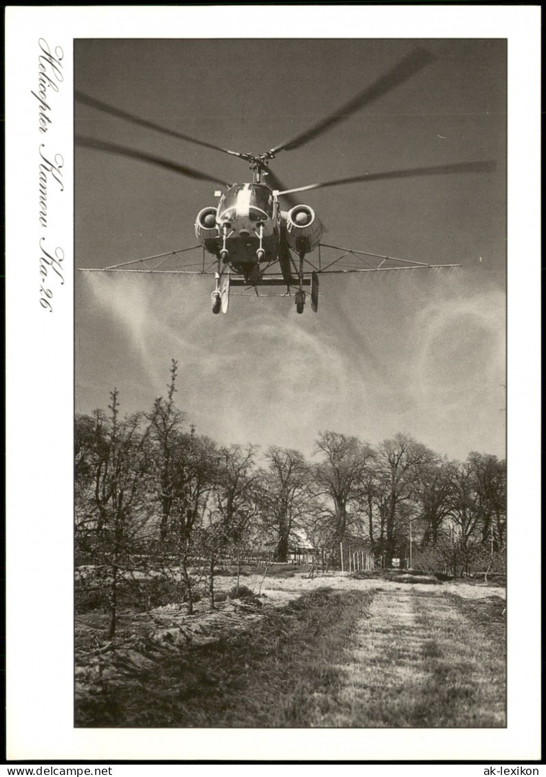 Ansichtskarte  Flugwesen Hubschrauber Aus Der UDSSR-Zeit 1990 - 1946-....: Era Moderna