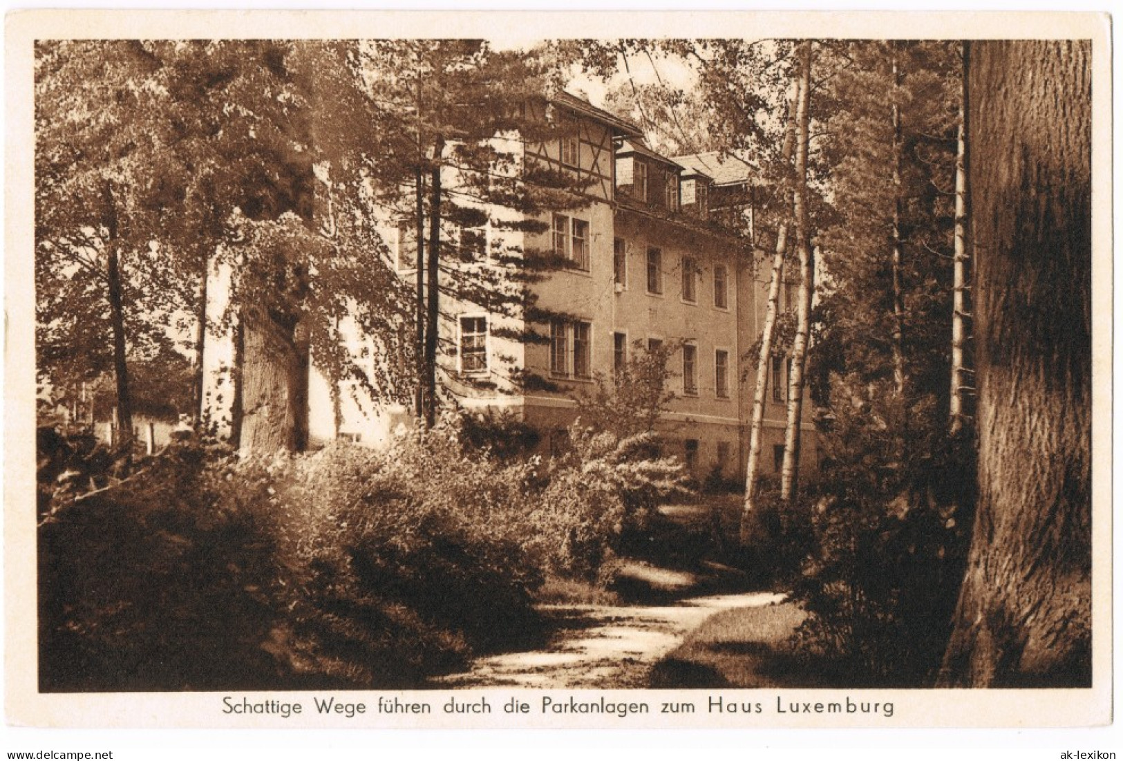 Warmbad-Wolkenstein Bergarbeiter-Sanatorium Zum Haus Luxemburg 1953 - Wolkenstein