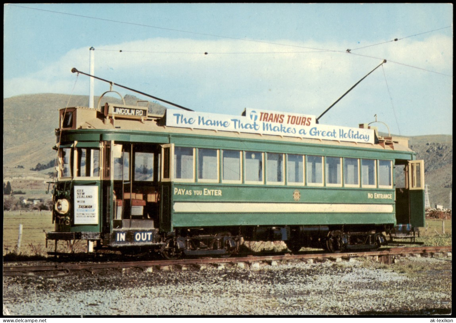 Christchurch FERRYMEAD HISTORIC PARK Christchurch Tram & Railway 1975 - Nouvelle-Zélande