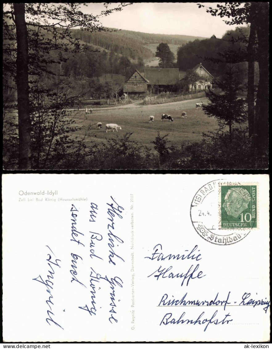 Zell Im Odenwald-Bad König Odenwald-Idyll (Heusselsmühle) 1960 - Bad Koenig