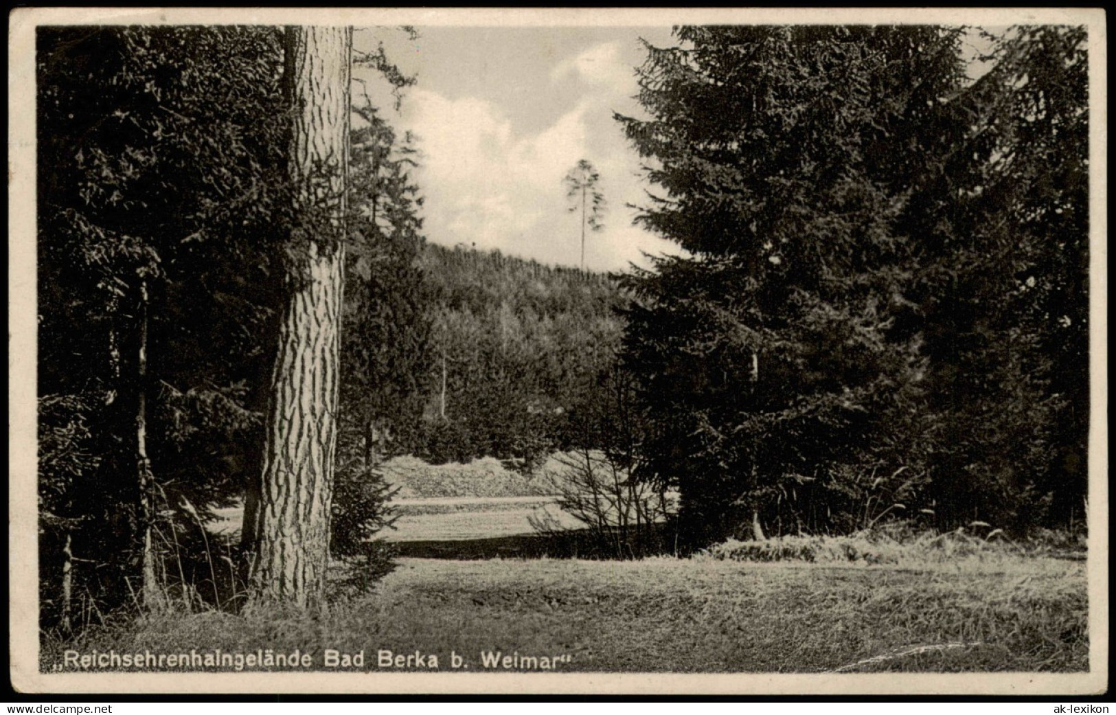 Ansichtskarte Bad Berka Reichsehrenhaingelände Bad Berka B. Weimar 1932 - Bad Berka