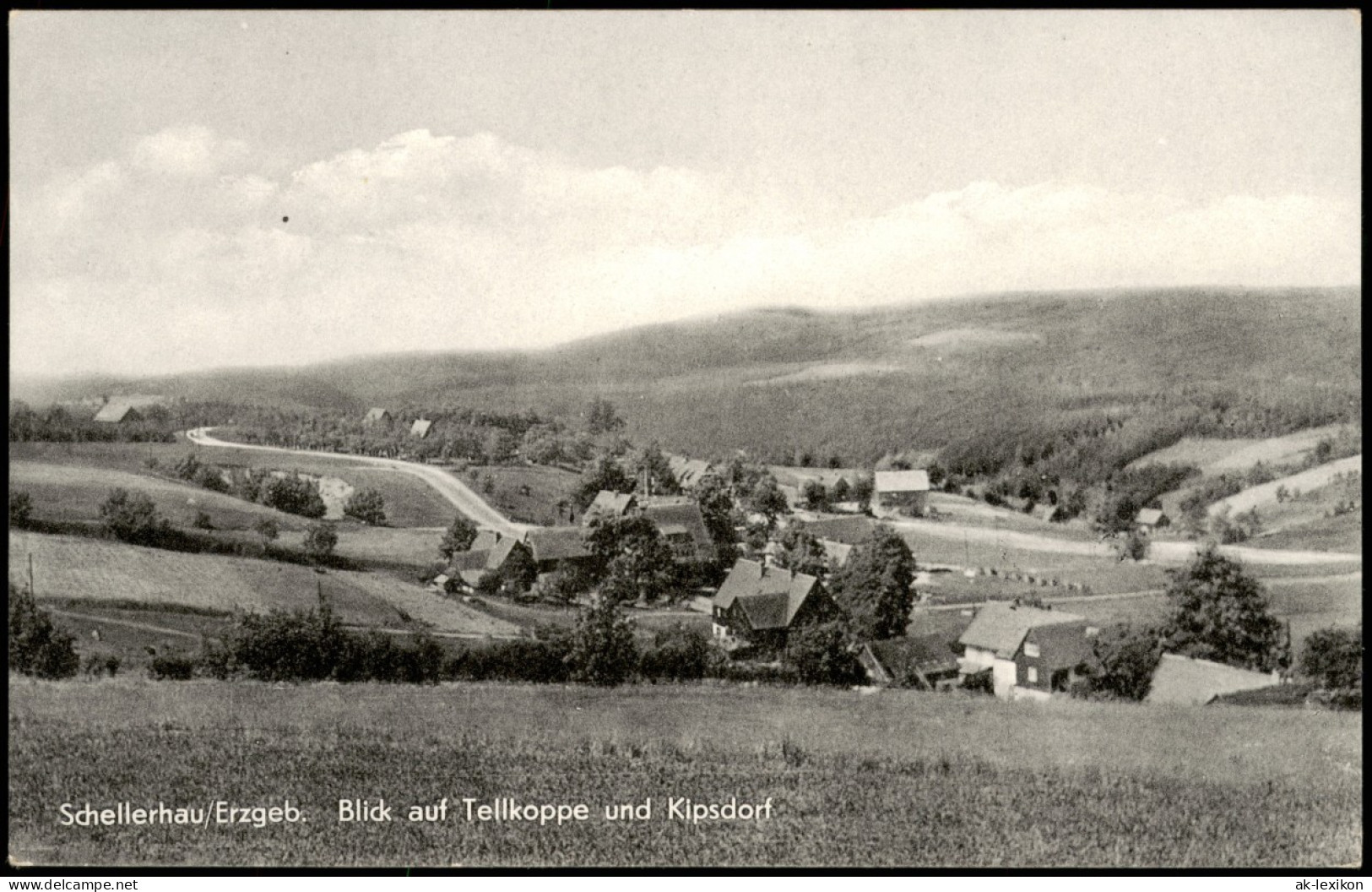 Schellerhau-Altenberg (Erzgebirge) Erzgebirge Tellkoppe  Kipsdorf DDR AK 1960 - Schellerhau