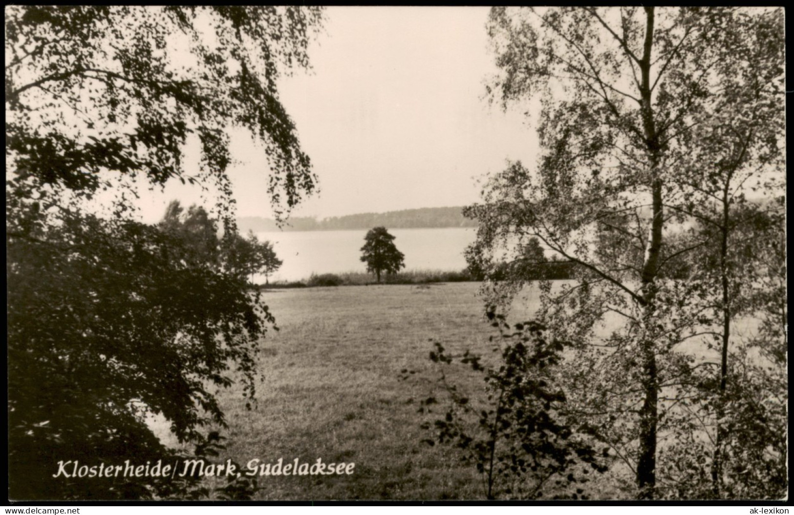 Klosterheide-Lindow (Mark) Klosterheide/Mark Gudelacksee DDR AK 1961 - Lindow