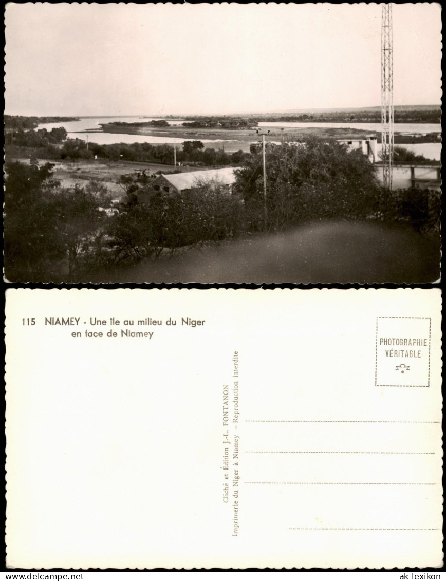 Postcard Niamey Une île Au Milieu Du Niger 1950 - Niger