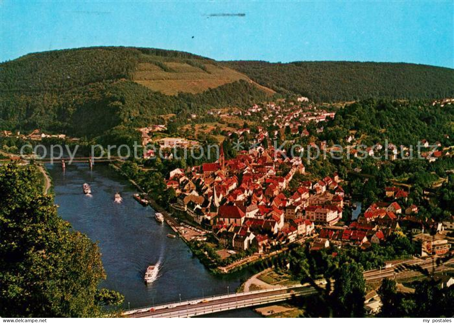 73085216 Neckargemuend Panorama Neckartal Fliegeraufnahme Neckargemuend - Neckargemünd