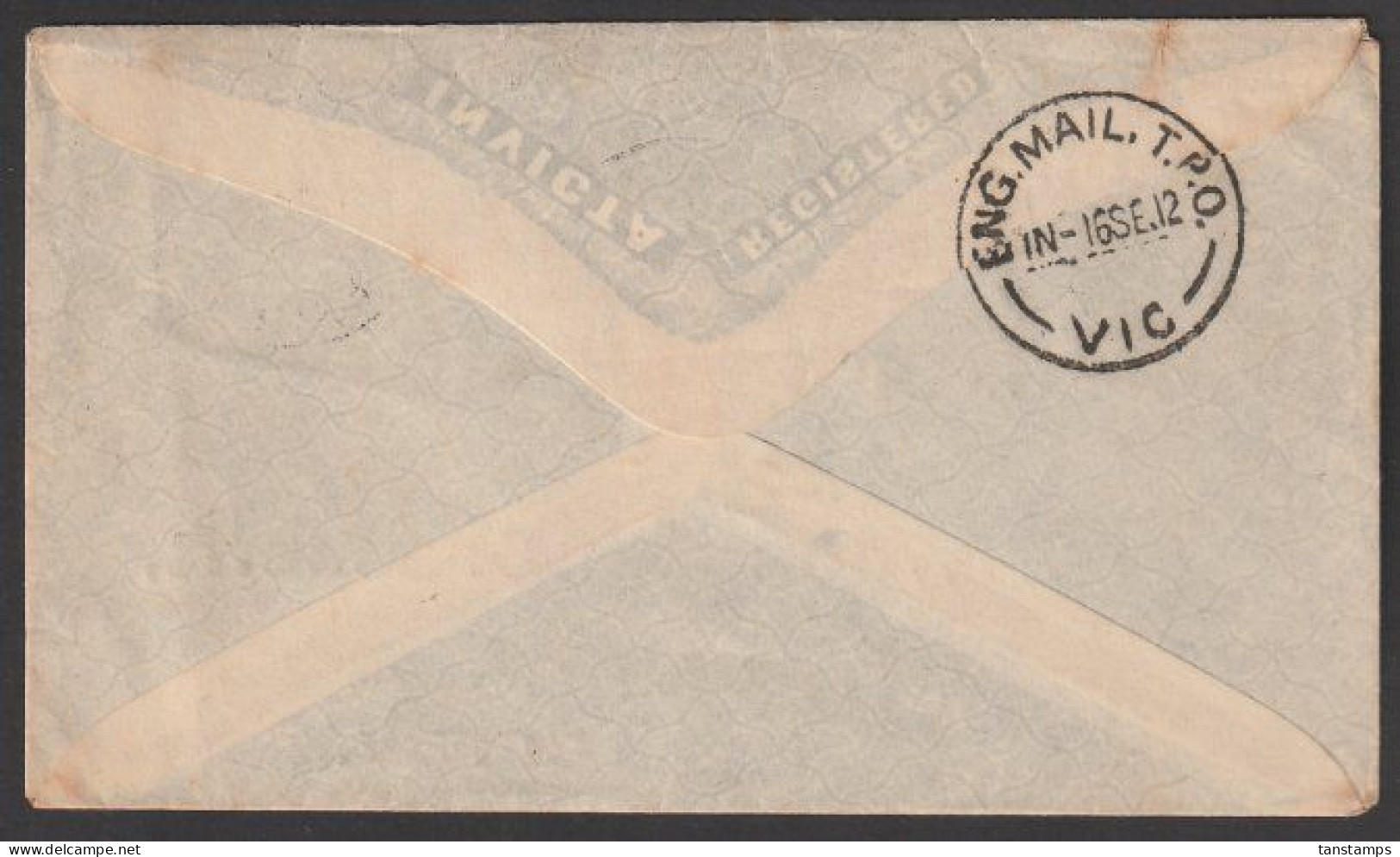 SOUTH AUSTRALIA - VICTORIA WA REVENUE & STAMPS TIED OUTER HARBOUR CDS VIC TPOs - Covers & Documents