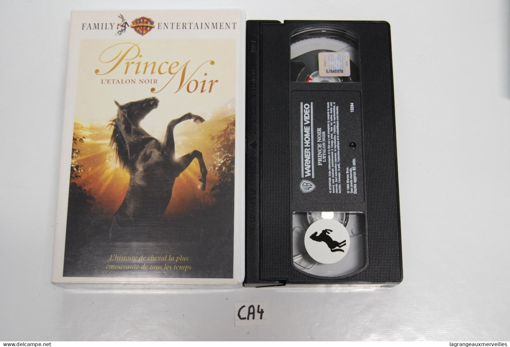 CA4 K7 VIDEO VHS LE PRINCE NOIR - Enfants & Famille