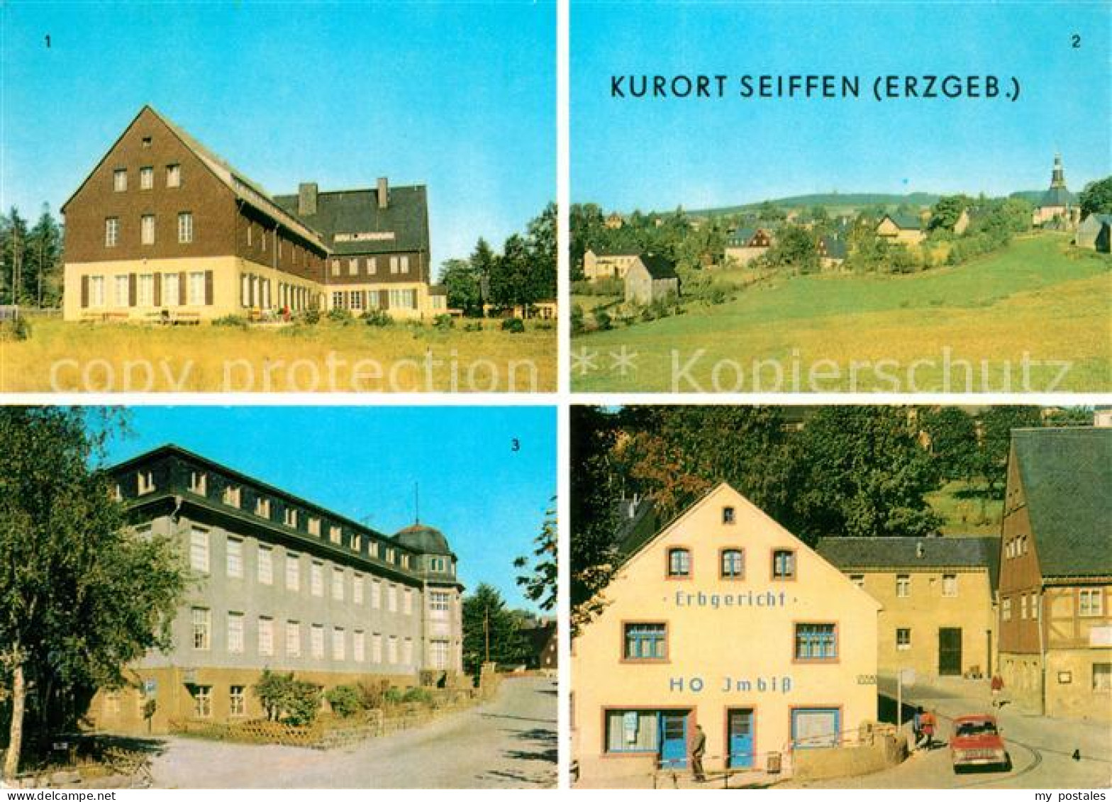 73084952 Seiffen Erzgebirge Erholungsheim Berghof Spielzeugmuseum Erbgericht Sei - Seiffen