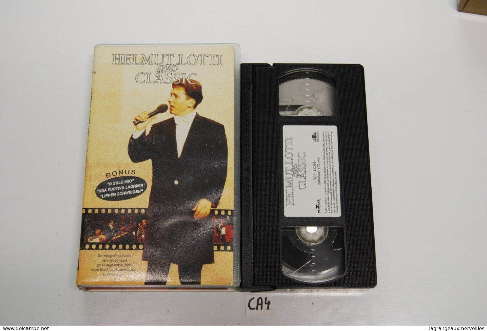 CA4 CASSETTE VIDEO VHS HELMUT LOTTI GOES CLASSIC - Concert & Music